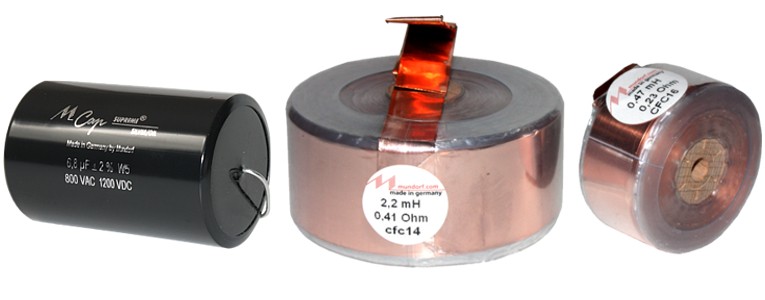 Delefilter komponenter 