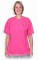 T-Shirt Fuchsia med broderet logo