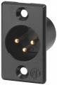 XLR male Chassis